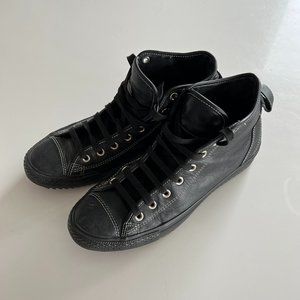 Leather high top Converse
